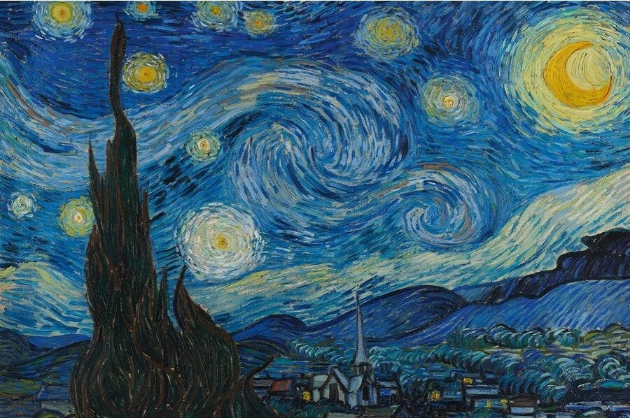 van Gogh blue