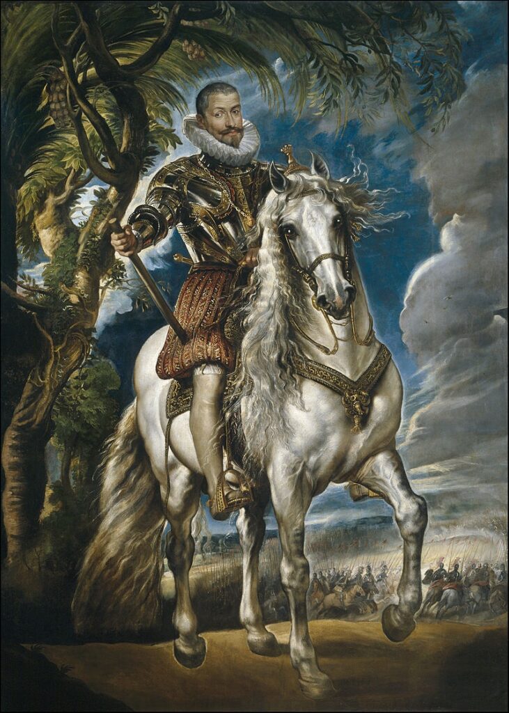 Equestrian portrait of the Duke of Lerma, 1603